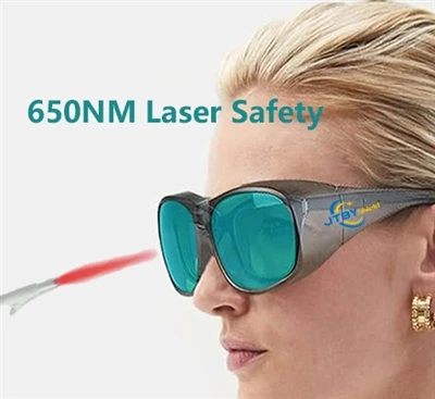 Protection et application de faisceaux laser 650 nm